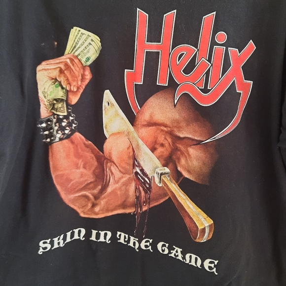 Vintage Helix Skin In The Game T-Shirt XL - Picture 3 of 8